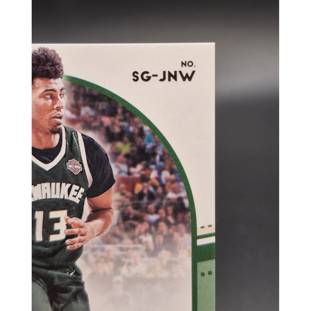2020-21 Panini Donruss Jordan Nwora #SG-JNW Rookie Signature Series Holo (RC,AU)